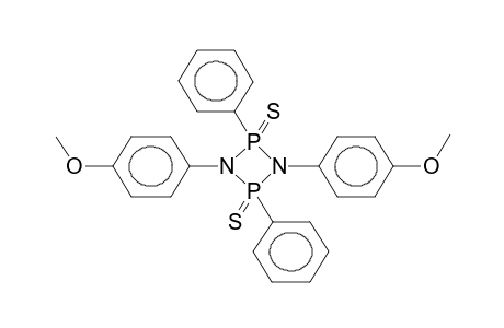 N,N'-BIS(PARA-METHOXYPHENYL)-P,P'-DIPHENYL-P,P'-DITHIOCYCLODIPHOSPHAZANE