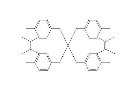 1,1',2,2',8,8',15,15'-Octamethyl-10,10'-spiro(bis(2,3)metacyclophane-1-ene])