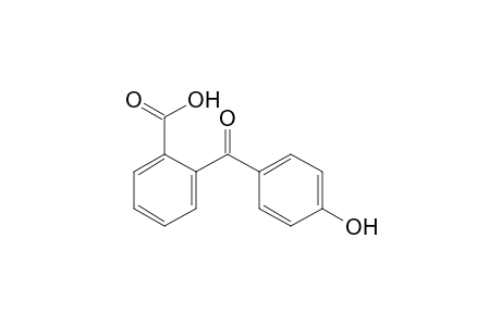 o-(p-hydroxybenzoyl)benzoic acid