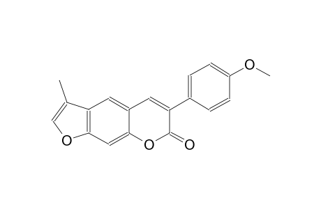 7H-furo[3,2-g][1]benzopyran-7-one, 6-(4-methoxyphenyl)-3-methyl-
