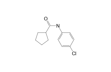 Cyclopentanecarboxamide, N-(4-chlorophenyl)-