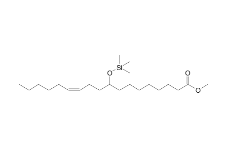 9-Trimethylsilyloxy-12-octadecenoic acid, methyl ester