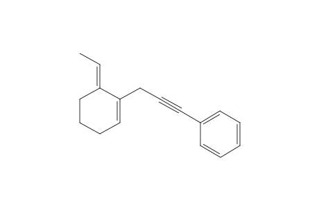 (E)-(3-[6-Ethylidenecyclohex-1-en-1-yl]prop-1-yn-1-yl)benzene