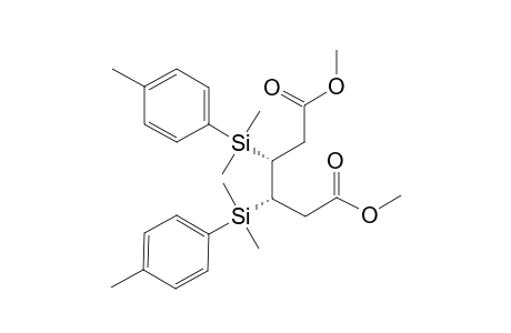 (3S,4R)-3,4-bis[dimethyl(p-tolyl)silyl]adipic acid dimethyl ester