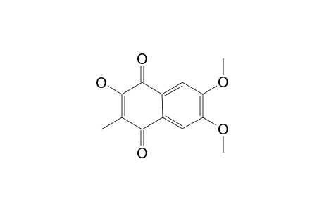 2-HYDROXY-6,7-DIMETHOXY-3-METHYLNAPHTHALENE-1,4-DIONE