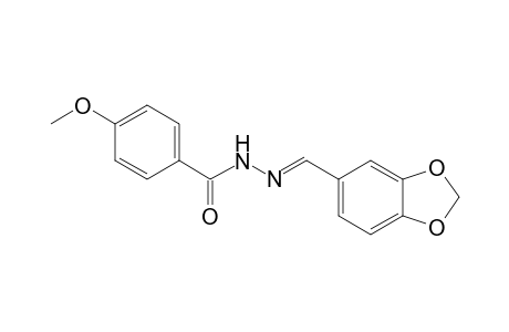 N'-[(E)-1,3-Benzodioxol-5-ylmethylidene]-4-methoxybenzohydrazide