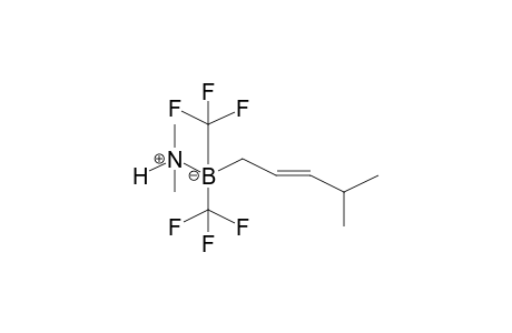 Dimethylamine(N-B)[4-methyl-2-(E)-pentenyl]bis(trifluoromethyl)borane