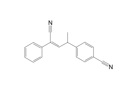 (Z)-4-(4-cyano-4-phenylbut-3-en-2-yl)benzonitrile