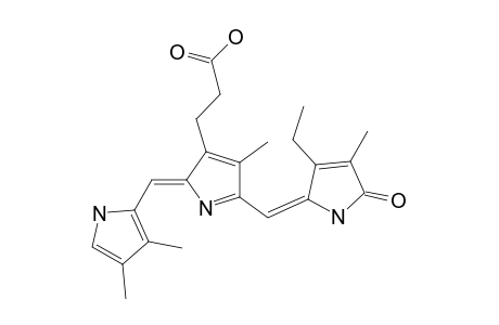 2H-Pyrrole-3-propanoic acid, 2-[(3,4-dimethyl-1H-pyrrol-2-yl)methylene]-5-[(3-ethyl-1,5-dihydro-4-methyl-5-oxo-2H-pyrrol-2-ylidene)methyl]-4-methyl-, (Z,Z)-