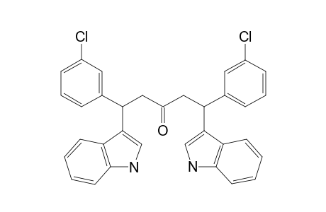 1,5-Bis(3-chlorophenyl)-1,5-di(1H-indol-3-yl)pentan-3-one