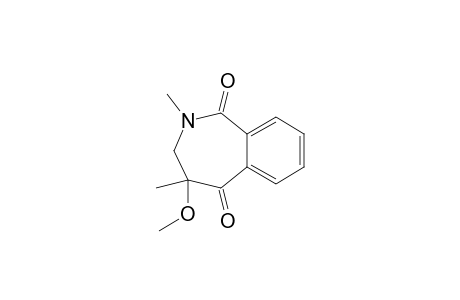 2,3,4,5-Tetrahydro-4-methoxy-2,4-dimethyl-1H-2-benzazepine-1,5-dione