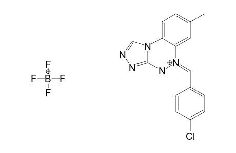 (5Z)-5-(4-CHLOROBENZYLIDENE)-7-METHYL-4,5-DIHYDRO-[1,2,4]-TRIAZOLO-[3,4-C]-[1,2,4]-BENZOTRIAZIN-5-IUM-TETRAFLUOROBORATE