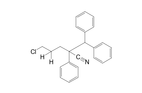 5-chloro-2-(diphenylmethyl)-2-phenylvaleronitrile