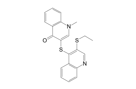 3-{[3-(ethylthio)-4-quinolyl]thio}-1-methyl-4(1H)-quinolone