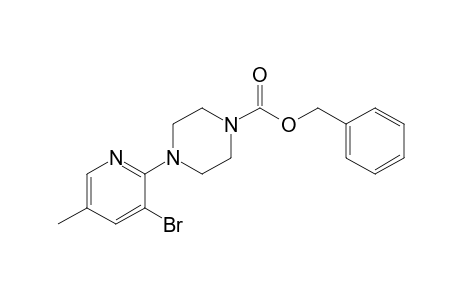 Benzyl 4-(3-bromo-5-methylpyridin-2-yl)piperazine-1-carboxylate