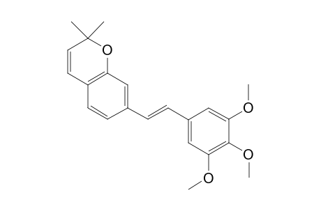 3,4,5-TRIMETHOXY-6'',6''-DIMETHYLPYRAN-[2'',3'':3',4']-STILBENE