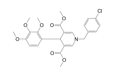 1-(4-Chlorobenzyl)-4-(2,3,4-trimethoxyphenyl)-4H-pyridine-3,5-dicarboxylic acid dimethyl ester