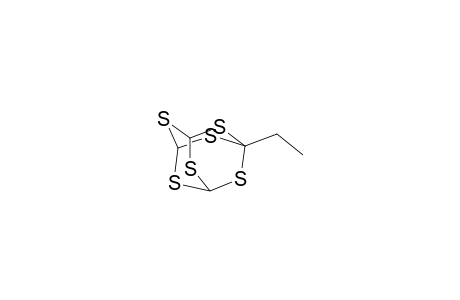 2,4,6,8,9,10-Hexathiatricyclo[3.3.1.1(3,7)]decane, 1-ethyl-