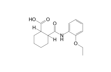 2-[(o-ethoxyphenyl)carbamoyl]cyclohexanecarboxylic acid