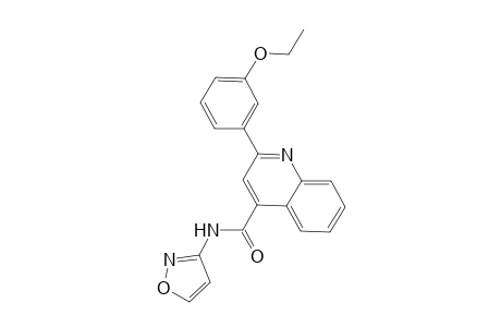 2-(3-ethoxyphenyl)-N-(3-isoxazolyl)-4-quinolinecarboxamide