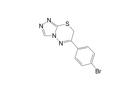 6-(p-bromophenyl)-7H-s-triazolo[3,4-b][1,3,4]thiadiazine