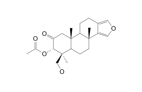 3-BETA-ACETOXY-19-HYDROXYSPONGIA-13,16-(24)-DIEN-2-ONE