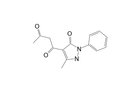 1-(5-Keto-3-methyl-1-phenyl-3-pyrazolin-4-yl)butane-1,3-dione