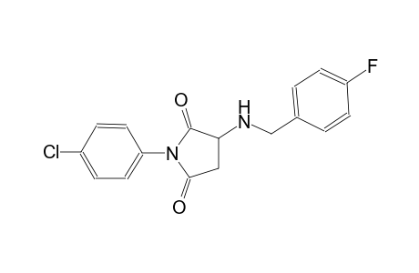 1-(4-Chlorophenyl)-3-[(4-fluorobenzyl)amino]-2,5-pyrrolidinedione