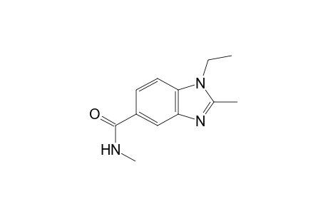 1-Ethyl-N,2-dimethyl-5-benzimidazolecarboxamide