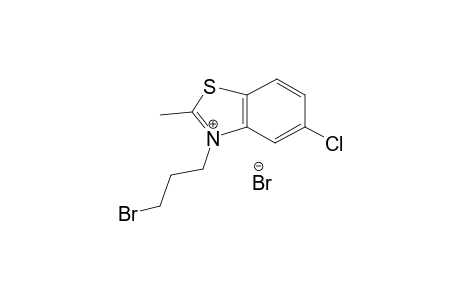 3-(3-bromopropyl)-5-chloro-2-methylbenzo[d]thiazol-3-ium bromide