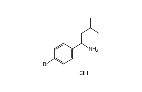 p-bromo-α-isobutylbenzylamine, hydrochloride