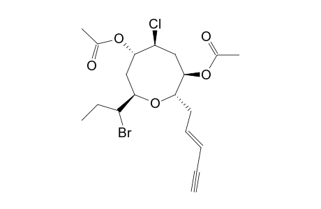 (3E,6S*,7R*,9S*,10S*,12R*)-9-CHLORO-13-BROMO-6:12-EPOXY-7,10-DIACETOXYPENTADEC-3-EN-1-YNE