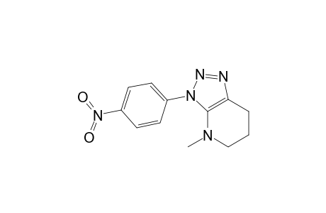 4,5,6,7-tetrahydro-4-methyl-3-(4-nitrophenyl)-3H-1,2,3-triazolo[4,5-b]pyridin