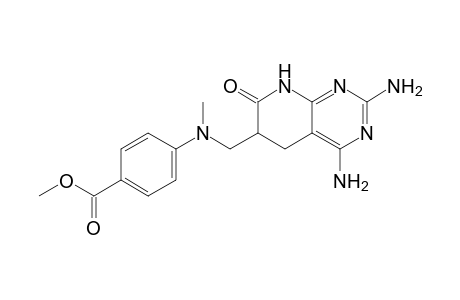 4-[(2,4-diamino-7-keto-6,8-dihydro-5H-pyrido[2,3-d]pyrimidin-6-yl)methyl-methyl-amino]benzoic acid methyl ester