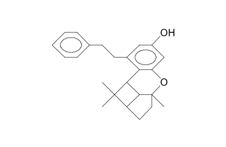 (.+-.)-Bibenzyl/O-cannabicyclol hybrid