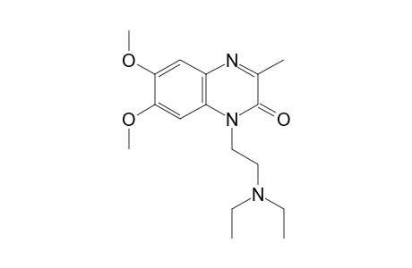 1-[2-(diethylamino)ethyl]-6,7-dimethoxy-3-methyl-2(1H)-quinoxalinone