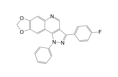 3-(4-fluorophenyl)-1-phenyl-1H-[1,3]dioxolo[4,5-g]pyrazolo[4,3-c]quinoline