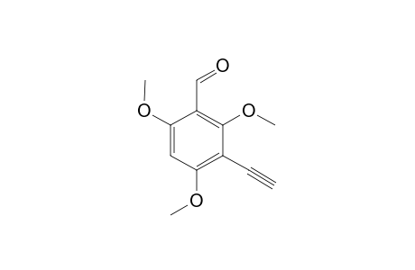 2,4,6-Trimethoxy-3-(ethynyl)benzaldehyde