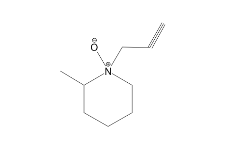 1-(2-PROPYNYL)-2-PIPECOLINE, 1-OXIDE