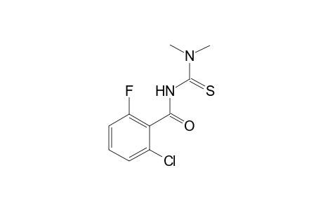 3-(2-chloro-6-fluorobenzoyl)-1,1-dimethyl-2-thiourea