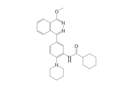 N-[5-(4-methoxy-1-phthalazinyl)-2-(1-piperidinyl)phenyl]cyclohexanecarboxamide