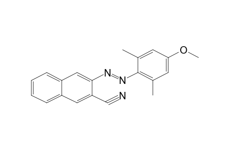 3-(4-Methoxy-2,6-dimethyl-phenylazo)-naphthalene-2-carbonitrile