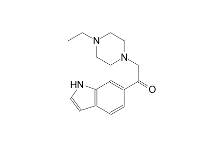 ethanone, 2-(4-ethyl-1-piperazinyl)-1-(1H-indol-6-yl)-