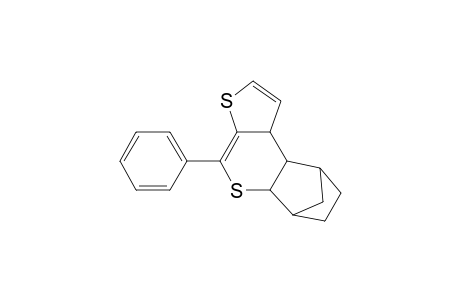 6,9-Methano-7H-thieno[2,3-c][1]benzothiopyran, 5a,6,8,9,9a,9b-hexahydro-4-phenyl-