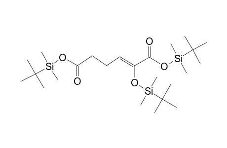 Bis[tert-butyl(dimethyl)silyl](2Z)-2-([tert-butyl(dimethyl)silyl]oxy)-2-hexenedioate