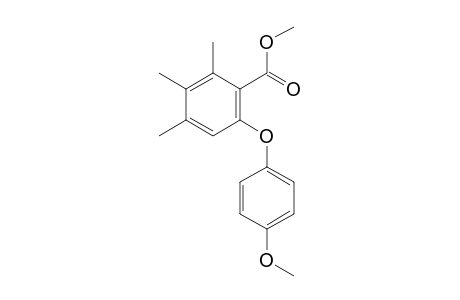 Methyl 2,3,4-trimethyl-6-(4-methoxyphenoxy)benzoate