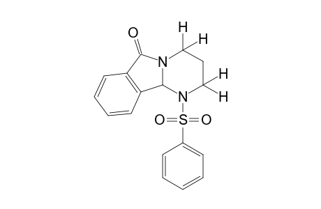 1,2,3,4,6,10b-hexahydro-1-(phenylsulfonyl)pyrimido[2,1-a]isoindol-6-one