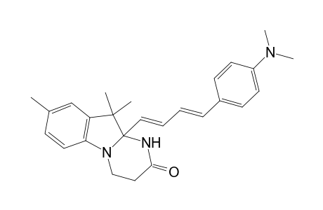 10a-[(1E,3E)-4-(4-dimethylaminophenyl)buta-1,3-dienyl]-8,10,10-trimethyl-3,4-dihydro-1H-pyrimido[1,2-a]indol-2-one