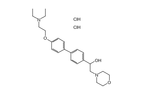 alpha-{4'-[2-(DIETHYLAMINO)ETHOXY]-4-BIPHENYLYL}-4-MORPHOLINEETHANOL, DIHYDROCHLORIDE