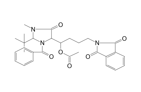 1-(3-Benzoyl-2-tert-butyl-1-methyl-5-oxo-4-imidazolidinyl)-4-(1,3-dioxo-1,3-dihydro-2H-isoindol-2-yl)butyl acetate